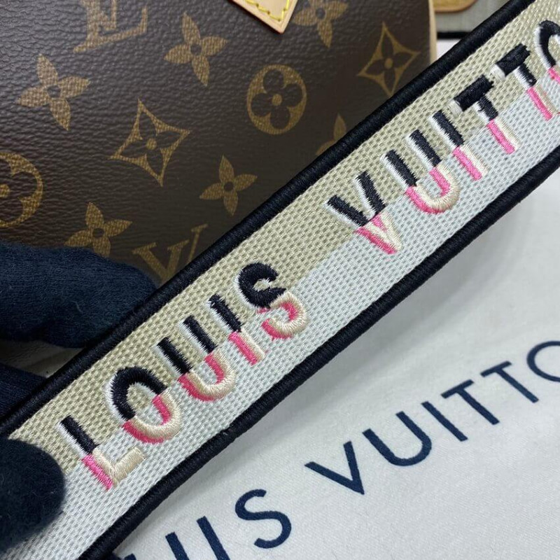 Brand New LOUIS VUITTON Speedy Bandoulière 20 Noir Strap M45957